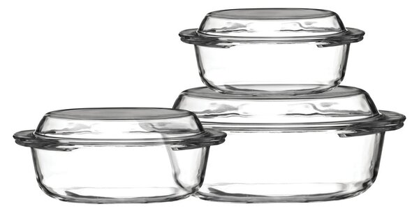 Sklenené zapekacie misy v súprave 3 ks 21x24 cm Ovenlove – Premier Housewares