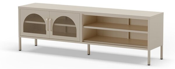 Krémový TV stolík 160x50 cm Diora – Marckeric