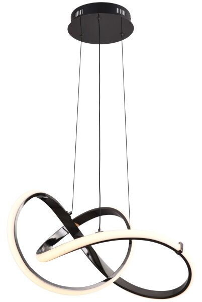 Zuma Line MD9717-1-3BCD - LED Luster na lanku INDIGO LED/44W/230V čierna