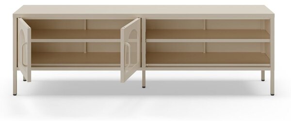 Krémový TV stolík 160x50 cm Diora – Marckeric