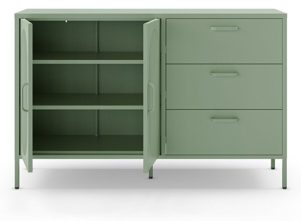 Komoda v mentolovej farbe 140x90 cm Diora – Marckeric