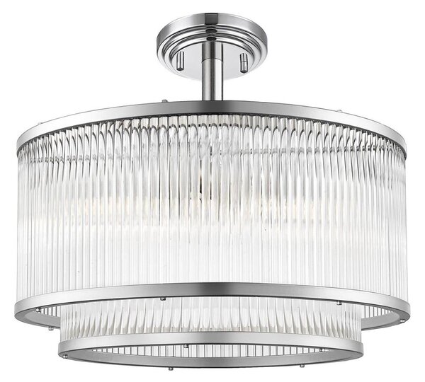 Zuma Line C0528-05H-F4AC - Luster na tyči SERGIO 5xE14/60W/230V chróm
