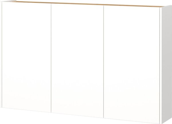 Biela závesná skrinka v dekore duba 138x87x25 cm Libbiano – Germania