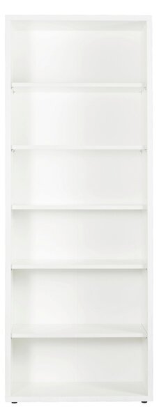 REGÁL NA ŠANÓNY, biela s vysokým leskom, 81,6/217/35,7 cm Carryhome - Kancelárske regály