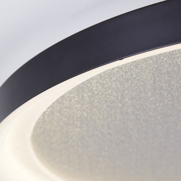 Brilliant - LED Stm. stropné svietidlo QUITO LED/30W/230V 3000K pr. 42 cm čierna