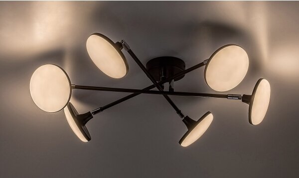 Rabalux 71063 - LED Prisadený luster MADI LED/24W/230V 3000K čierna