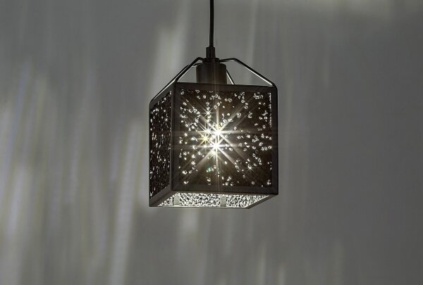 Rabalux 72217 - Luster na lanku SAMILO 1xE27/40W/230V čierna
