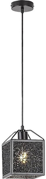 Rabalux 72217 - Luster na lanku SAMILO 1xE27/40W/230V čierna