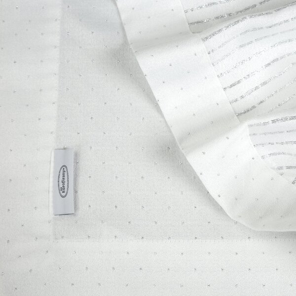 OBRUS ELIZA 85X85 CM BIELY