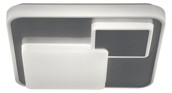 STROPNÉ LED SVIETIDLO, 38,5/38,5/8 cm Xora - Interiérové svietidlá