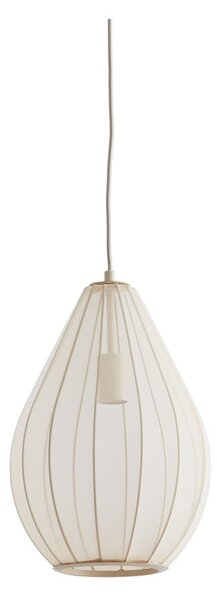 Béžové závesné svietidlo s textilným tienidlom ø 28 cm Itela – Light & Living