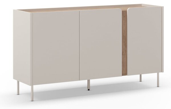 Komoda v dekore duba v krémovo-prírodnej farbe 150x82,5x40,5 cm Lucile – Marckeric