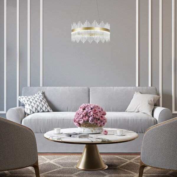 Rabalux 72227 - LED Luster na lanku MABEL LED/36W/230V 3000/4000/6000K zlatá