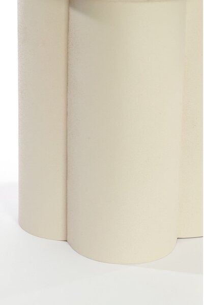 Kovový okrúhly odkladací stolík ø 46 cm Mikola – Light & Living