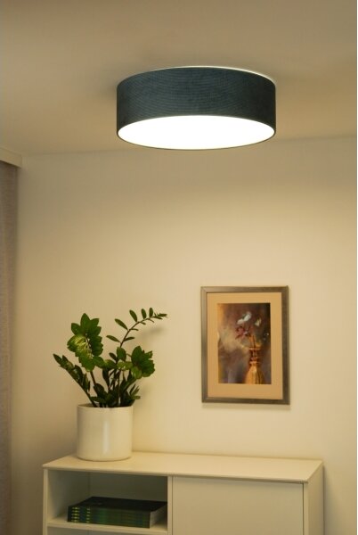 Duolla - LED Stropné svietidlo CORTINA LED/26W/230V pr. 30 cm 4000K tyrkysová