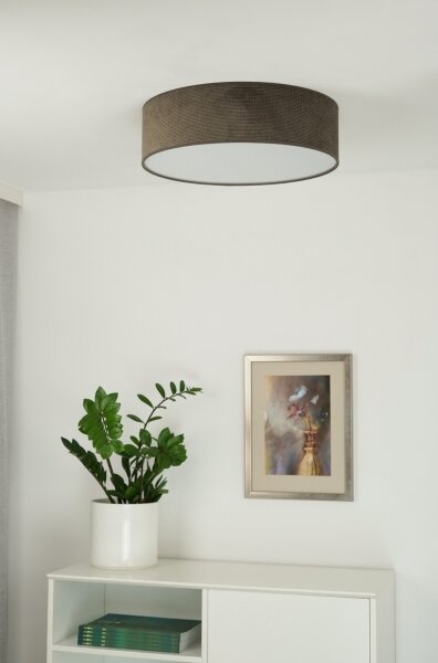 Duolla - LED Stropné svietidlo CORTINA LED/26W/230V pr. 30 cm 4000K hnedá