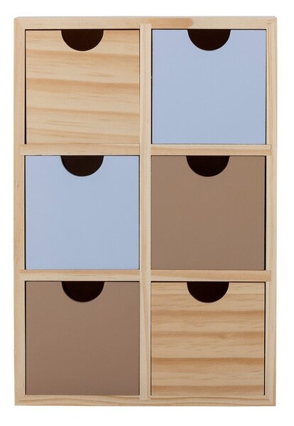 Drevený detský organizér na hračky v prírodnej farbe 27x8x18 cm Calle – Bloomingville Mini