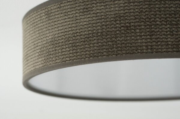 Duolla - LED Stropné svietidlo CORTINA LED/26W/230V pr. 30 cm 4000K hnedá