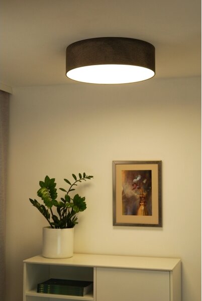 Duolla - LED Stropné svietidlo CORTINA LED/26W/230V pr. 45 cm 4000K hnedá
