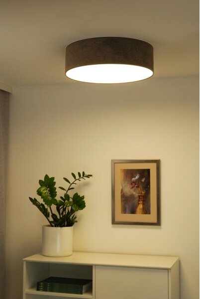 Duolla - LED Stropné svietidlo CORTINA LED/26W/230V pr. 30 cm 4000K hnedá