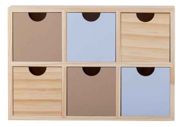 Drevený detský organizér na hračky v prírodnej farbe 27x8x18 cm Calle – Bloomingville Mini