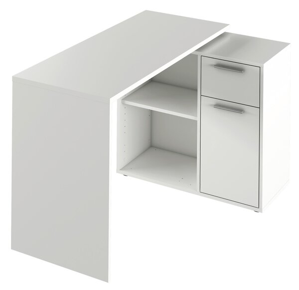 PÍSACÍ STÔL, biela, 117/75/83 cm Xora - Kancelárske stoly