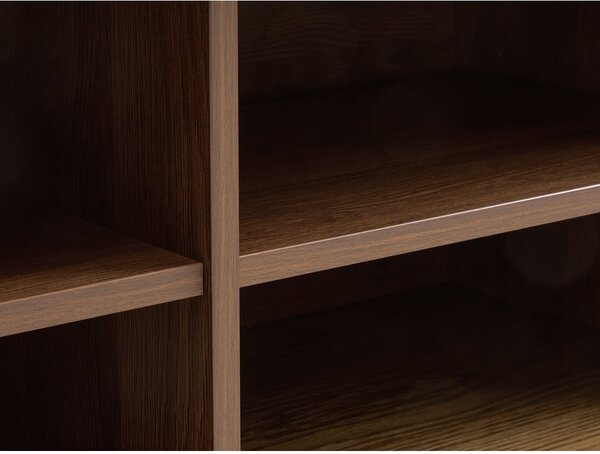 Hnedý TV stolík v dekore duba 180x56x45 cm Nola – Unique Furniture