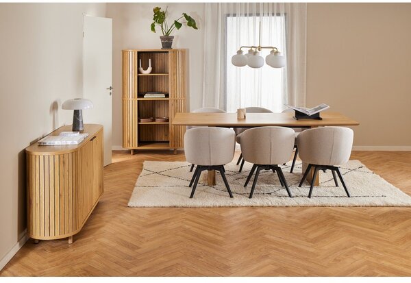 Jedálenský stôl s doskou v dubovom dekore 100x210 cm Colima – Actona