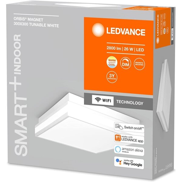 Ledvance - LED Stmievateľné stropné svietidlo SMART+ MAGNET LED/26W/230V Wi-Fi