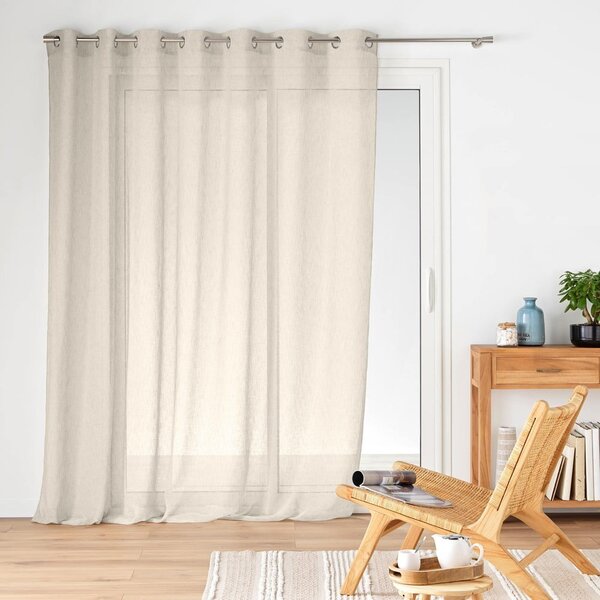 Záclona v prírodnej farbe 240x240 cm Carlin – douceur d'intérieur