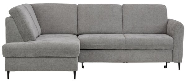 ROHOVÁ SEDAČKA, textil, sivá Hom`in - Sedačky