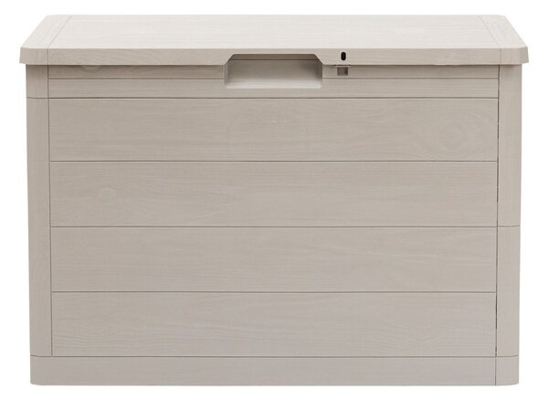 Svetlosivý plastový záhradný úložný box Woodys – Toomax