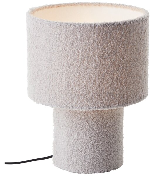 Brilliant - Stolná lampa TEDDY 1xE27/20W/230V sivá
