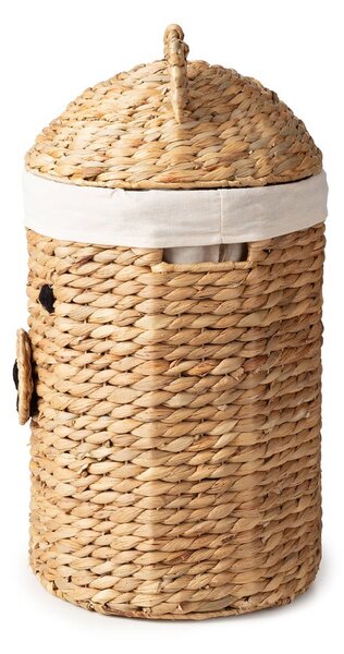 Detský kôš na hračky z vodného hyacintu v prírodnej farbe ø 30x56 cm Bear – Compactor