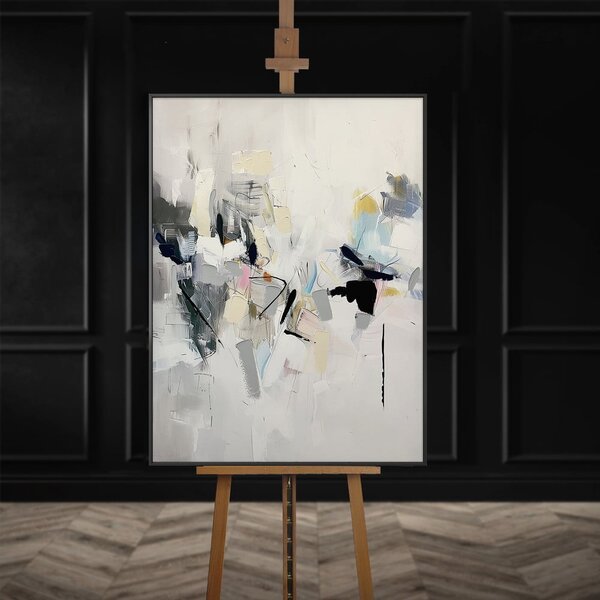 Obraz s ručne maľovanými prvkami 70x100 cm Cro – Styler
