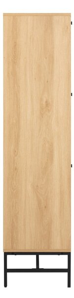 Výklopná skrinka na topánky v dekore duba v prírodnej farbe 99x140x35 cm Albany – Actona