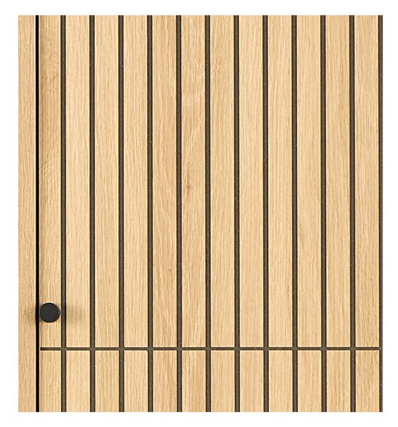 Šatníková skriňa v dekore duba v prírodnej farbe 51x200x60 cm Albany – Actona