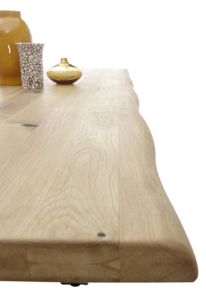 JEDÁLENSKÝ STÔL, dub, čierna, farba duba, 200/100/76 cm P & B - Stoly, Online Only