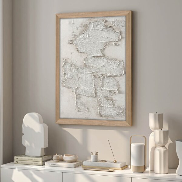 Ručne maľovaný obraz 32,5x42,5 cm White rock – Malerifabrikken