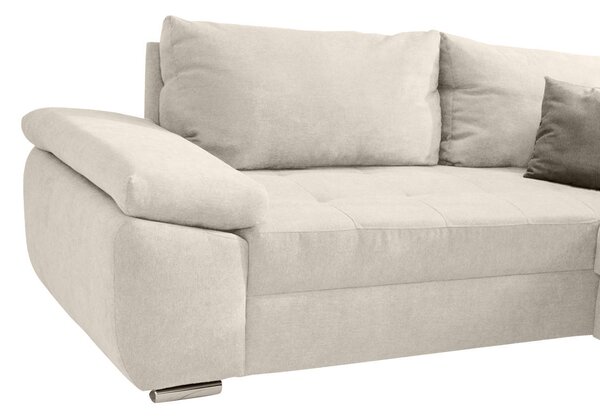 SEDACIA SÚPRAVA, textil, krémová P & B - Sedačky, Online Only