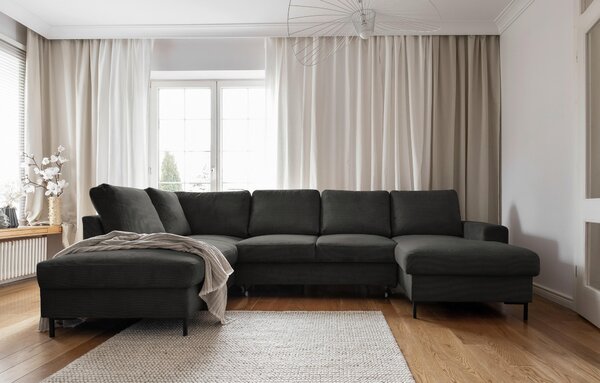 SEDACIA SÚPRAVA, textil, sivá MID.YOU - Sedačky, Online Only