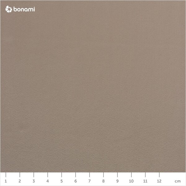 Čalúnená dvojlôžková posteľ taupe s úložným priestorom s roštom 180x200 cm Anani – Makamii