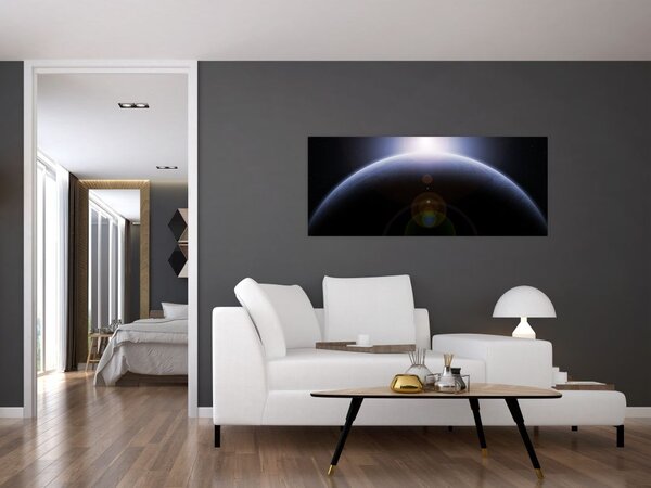 Obraz vesmírneho telesa (120x50 cm)