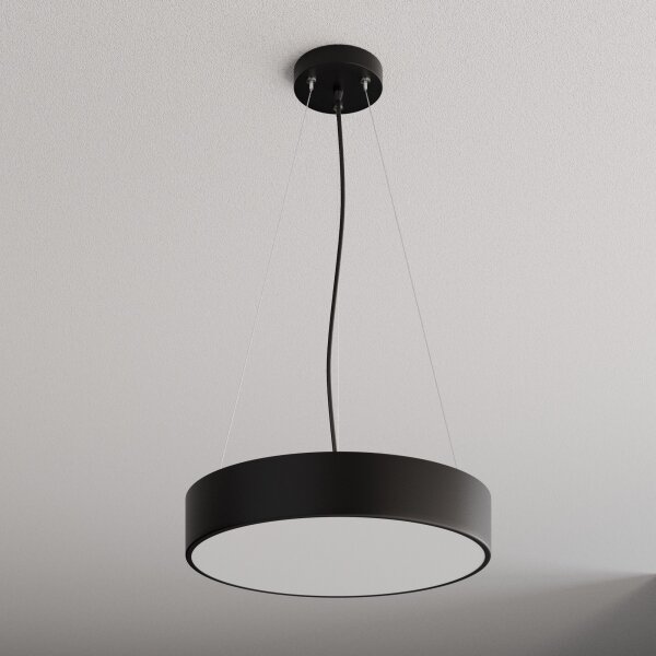 Luster na lanku CLEO 3xE27/24W/230V pr. 40 cm čierna