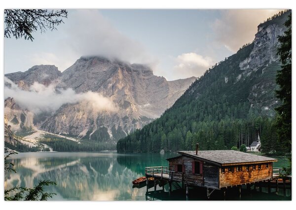 Obraz - Lake Prags (90x60 cm)