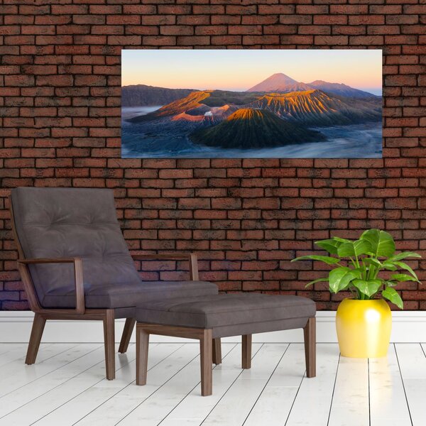 Obraz hory Bromo v Indonézii (120x50 cm)
