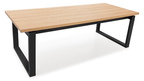 Jedálenský stôl s doskou v dubovom dekore 100x220 cm Rina – Marckeric