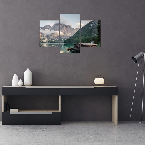 Obraz - Lake Prags (90x60 cm)