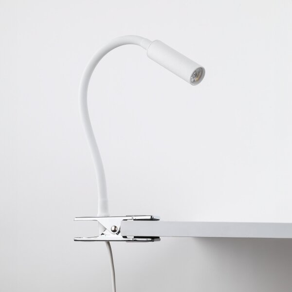 LED Lampa s Klipom LAGOS 1xG9/3W/230V biela