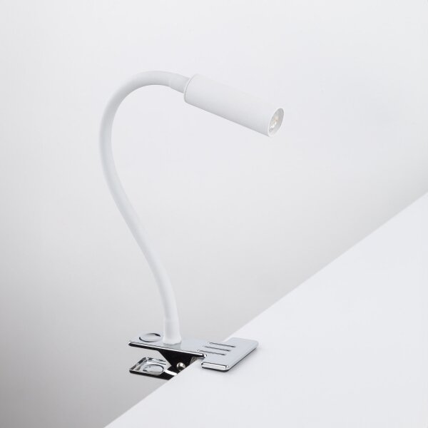 LED Lampa s Klipom LAGOS 1xG9/3W/230V biela